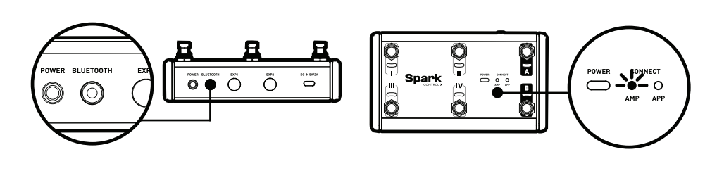 Pair Spark Control X with Spark LIVE
